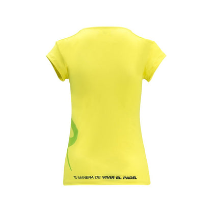 T-shirt Icon Giallo (donna) Padel Mi Amor - Seipuntozerostore