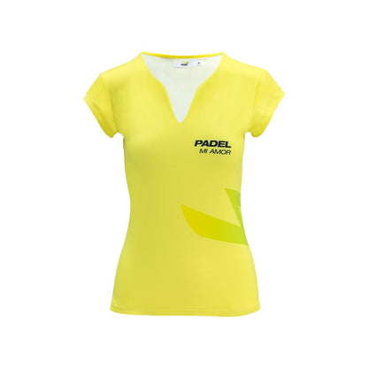 T-shirt Icon Giallo (donna) Padel Mi Amor - Seipuntozerostore
