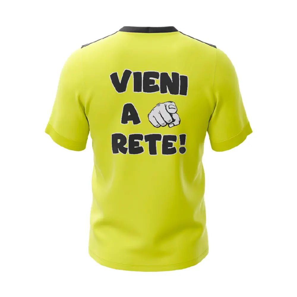 Maglia Padel Vieni a Rete Giall Lime Padelmiamor - Seipuntozerostore