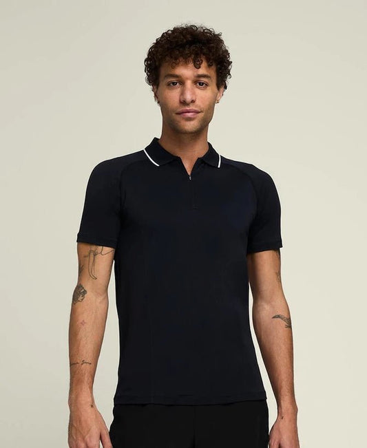 Polo T-shirt Team Seamless Polo 2.0 nero Wilson - Seipuntozerostore