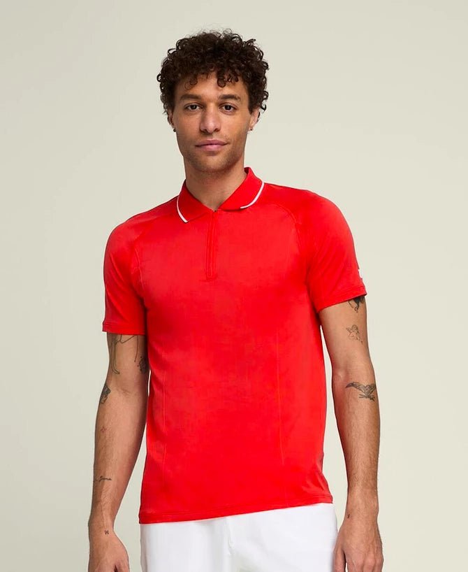 Polo T-shirt Team Seamless Polo 2.0 rosso Wilson - Seipuntozerostore
