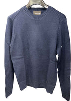 Maglia giro collo misto lana cobalto Eleven - Seipuntozerostore