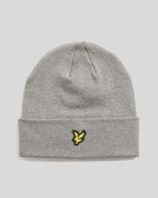 Cuffia Merino Wool Blend Beanie Lyle & Scott Grigio - Seipuntozerostore