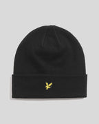 Cuffia Merino Wool Blend Beanie Lyle & Scott Nero - Seipuntozerostore