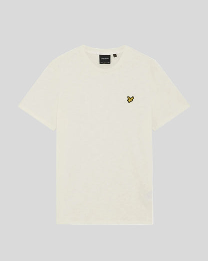 T-shirt in cotone Slub Fine crema Lyle & Scott - Seipuntozerostore
