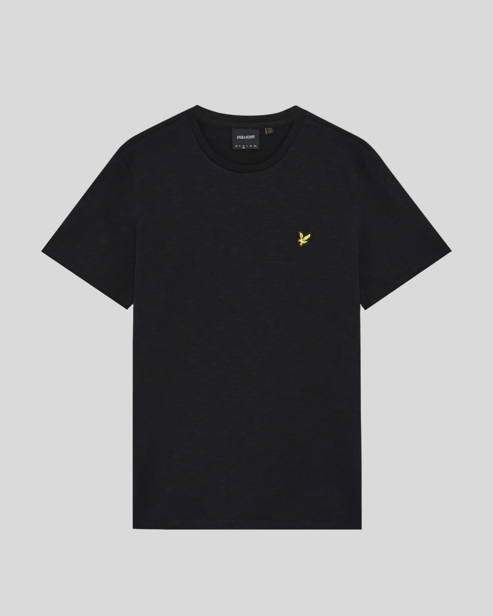 T-shirt in cotone Slub Fine nero Lyle & Scott - Seipuntozerostore