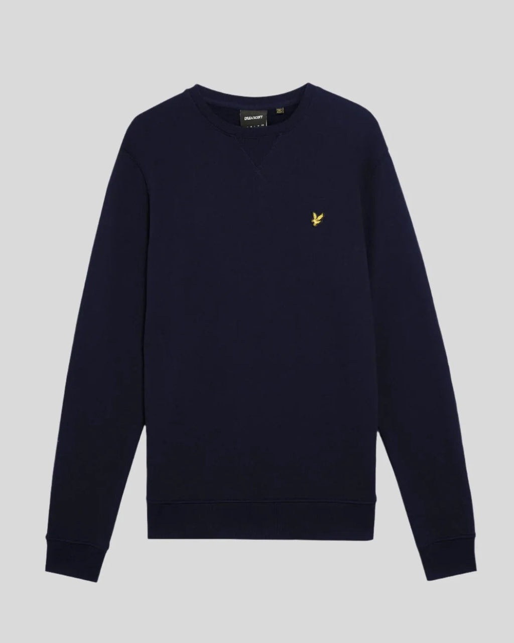 Felpa Girocollo Blu Navy Lyle & Scott Garzata - Seipuntozerostore