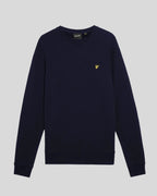 Felpa Girocollo Blu Navy Lyle & Scott Garzata - Seipuntozerostore