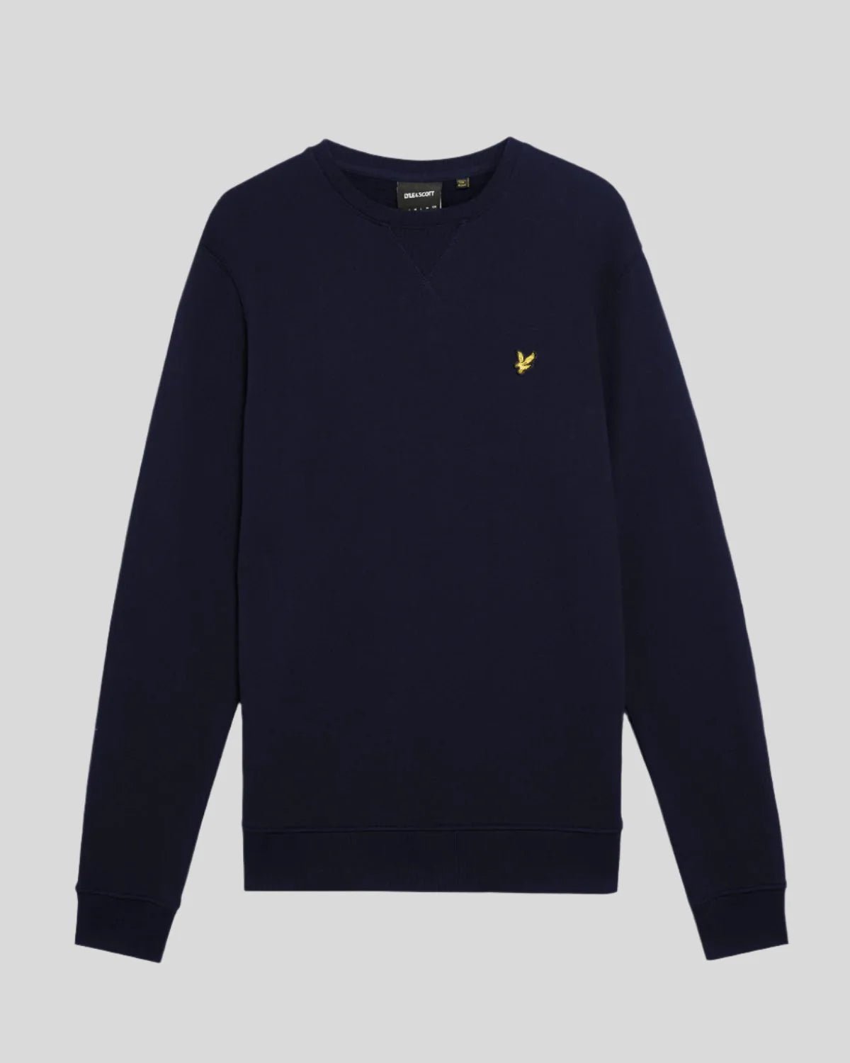 Felpa Girocollo Blu Navy Lyle & Scott Garzata - Seipuntozerostore