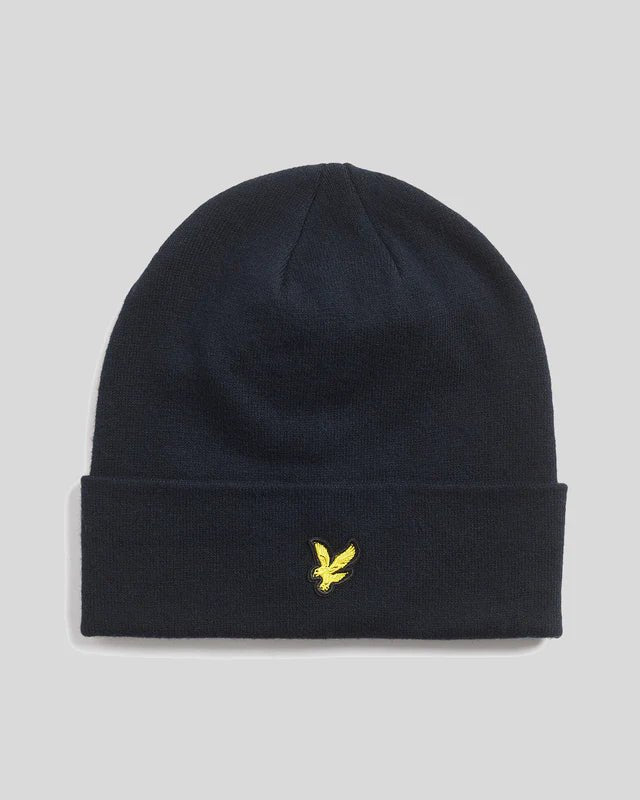 Cuffia Merino Wool Blend Beanie Lyle & Scott Blu - Seipuntozerostore