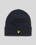 Cuffia Merino Wool Blend Beanie Lyle & Scott Blu - Seipuntozerostore