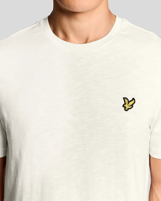 T-shirt in cotone Slub Fine crema Lyle & Scott - Seipuntozerostore