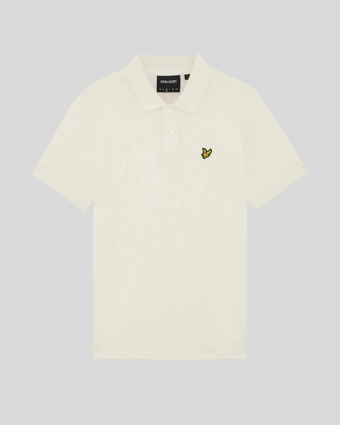 Polo in cotone Fine Slub crema Lyle & Scott - Seipuntozerostore