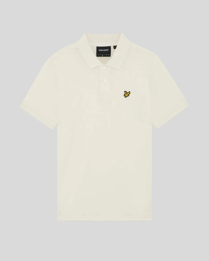 Polo in cotone Fine Slub crema Lyle & Scott - Seipuntozerostore