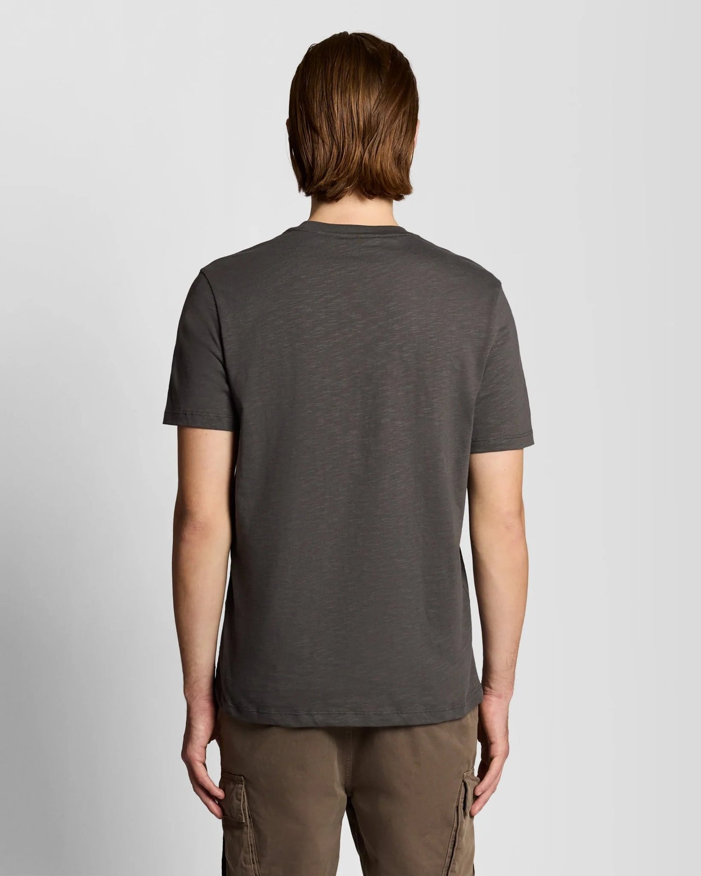 T-shirt in cotone Slub Fine gunmetal Lyle & Scott - Seipuntozerostore